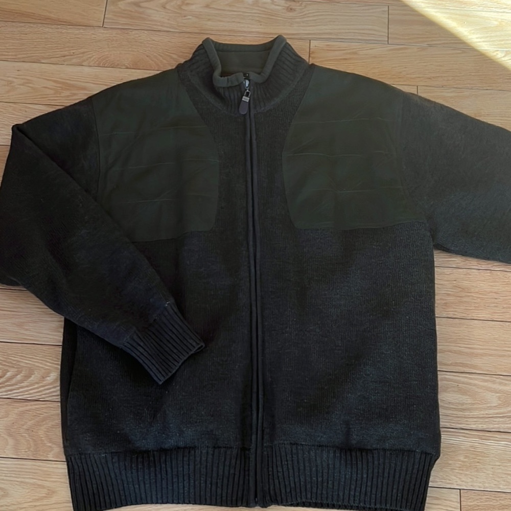 Zip up sweater jacket